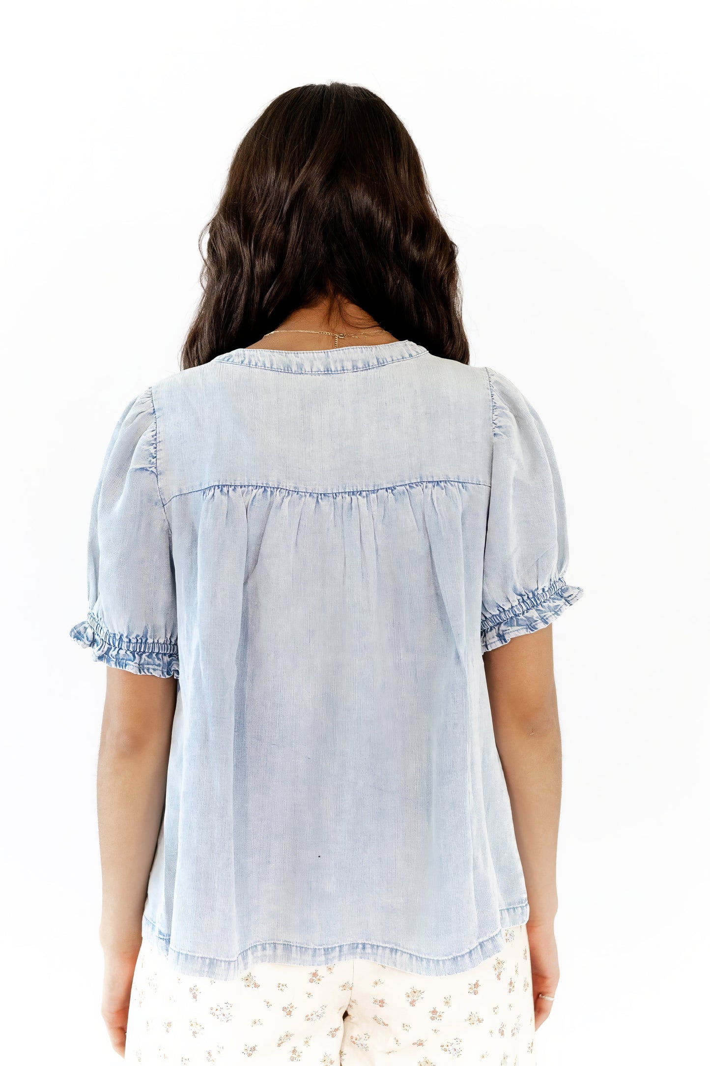 Calia Denim Blouse ⤫ Restocked