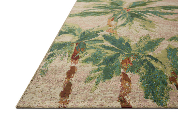The Rug Corner Loloi II Botanical Clay / Green