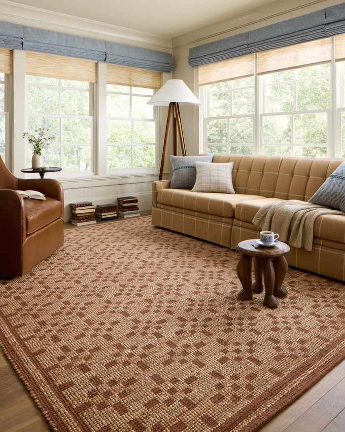 The Rug Corner Chris Loves Julia x Loloi Chris Loves Julia - Judy Natural / Spice Area Rug