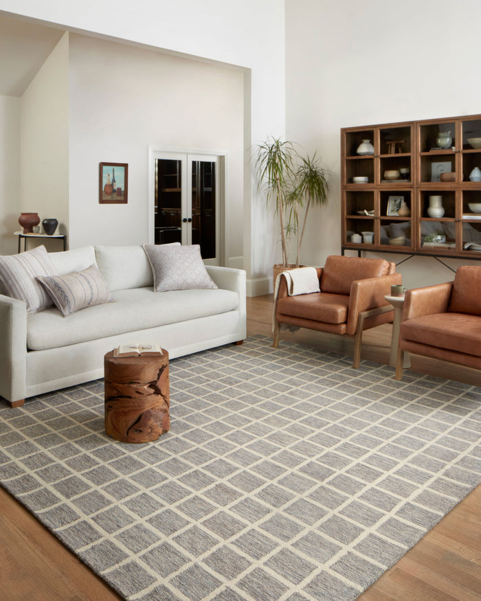 The Rug Corner Chris Loves Julia x Loloi Polly Slate / Ivory