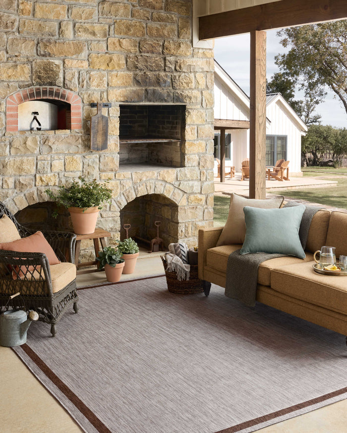 The Rug Corner Loloi II Easton Dove / Coffee