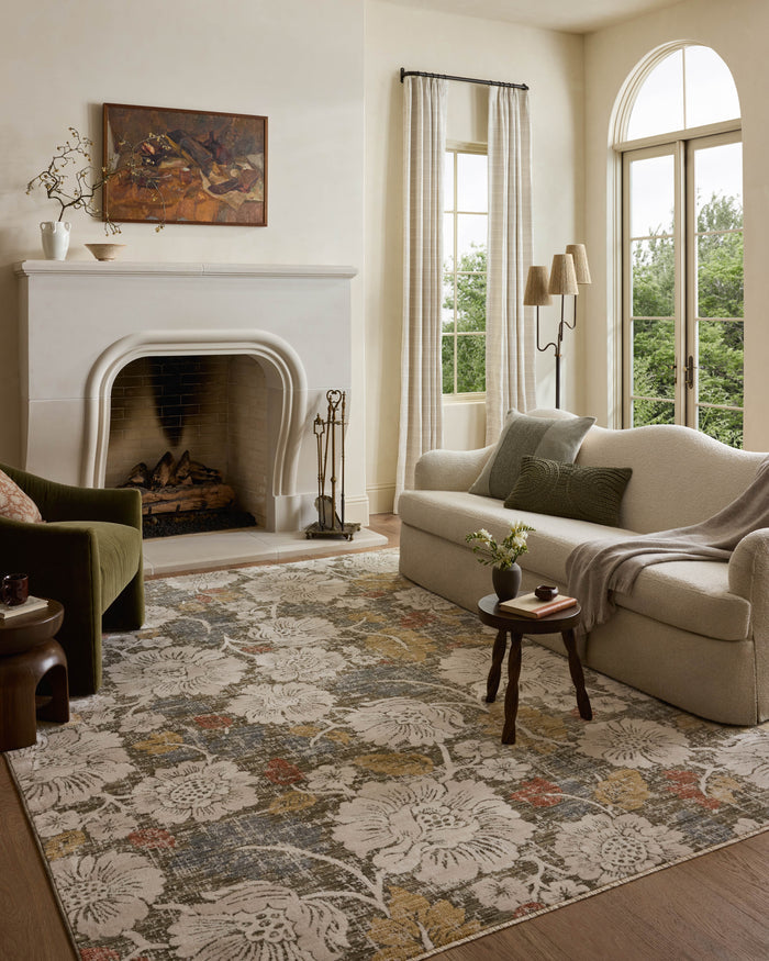 The Rug Corner Loloi II Eileen Olive / Multi