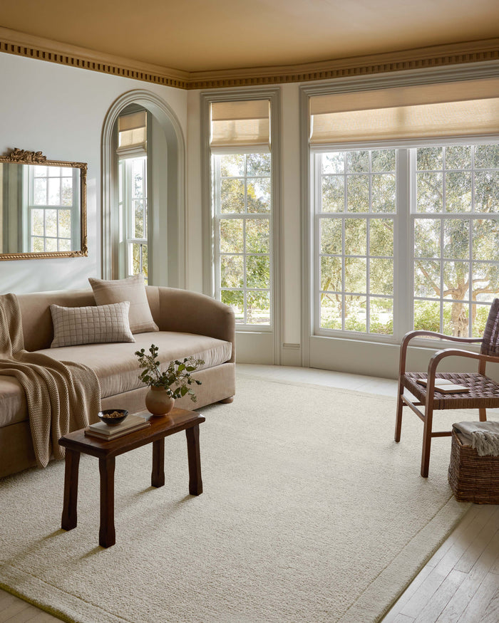 The Rug Corner Magnolia Home by Joanna Gaines x Loloi Henley Ivory / Silver