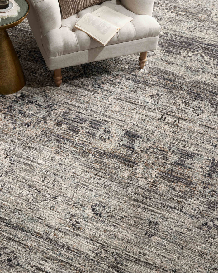 The Rug Corner Jean Stoffer x Loloi Jean Stoffer - Katherine Graphite / Jade Area Rug