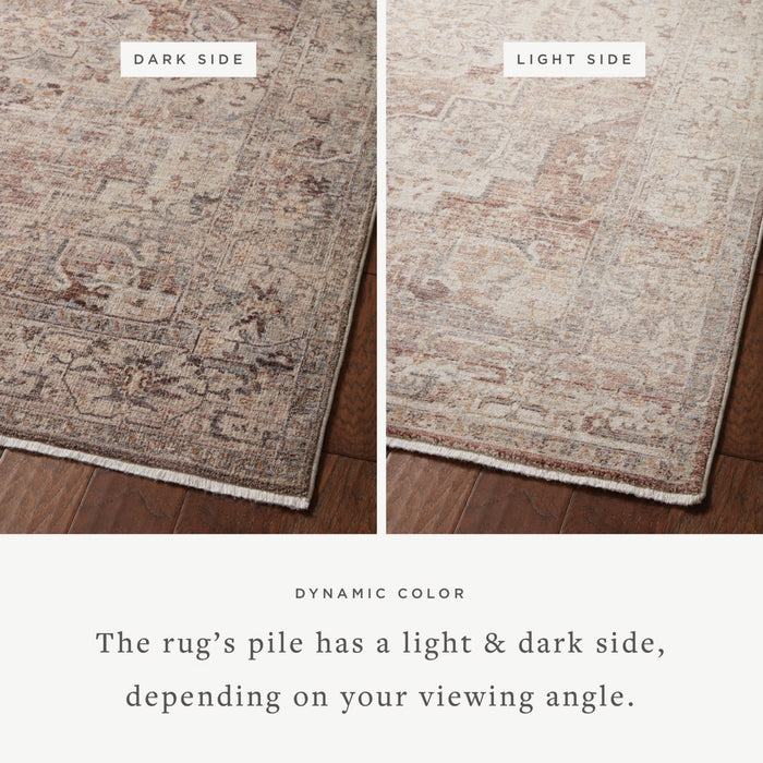The Rug Corner Loloi Lyra Berry / Stone
