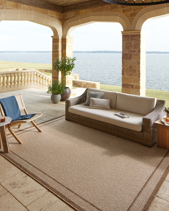 The Rug Corner Loloi II Merrick Chestnut / Oatmeal