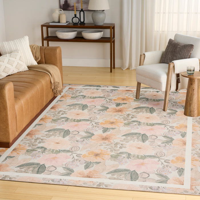 The Rug Corner Nourison Home Nourison Home - Botanical Washables Beige/Multi Area Rug BOT01