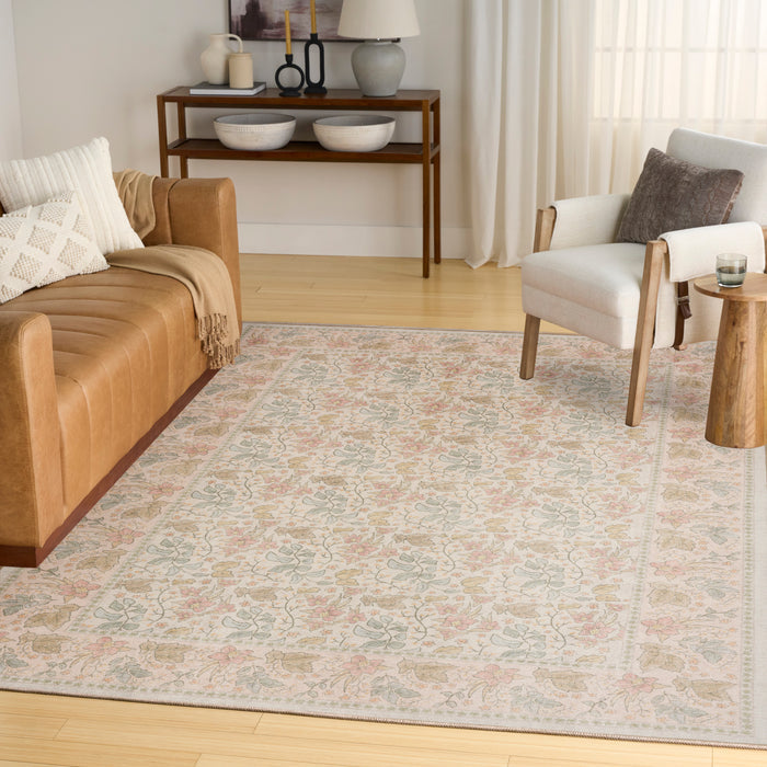 The Rug Corner Nourison Home Nourison Home - Botanical Washables Beige/Multi Area Rug BOT03