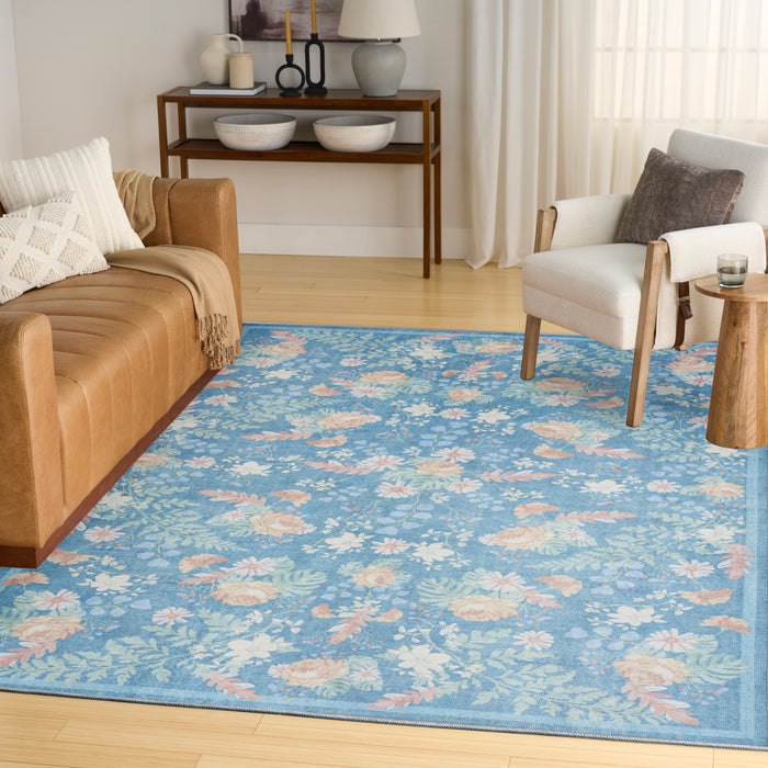 The Rug Corner Nourison Home Nourison Home - Botanical Washables Blue/Multi Area Rug BOT02