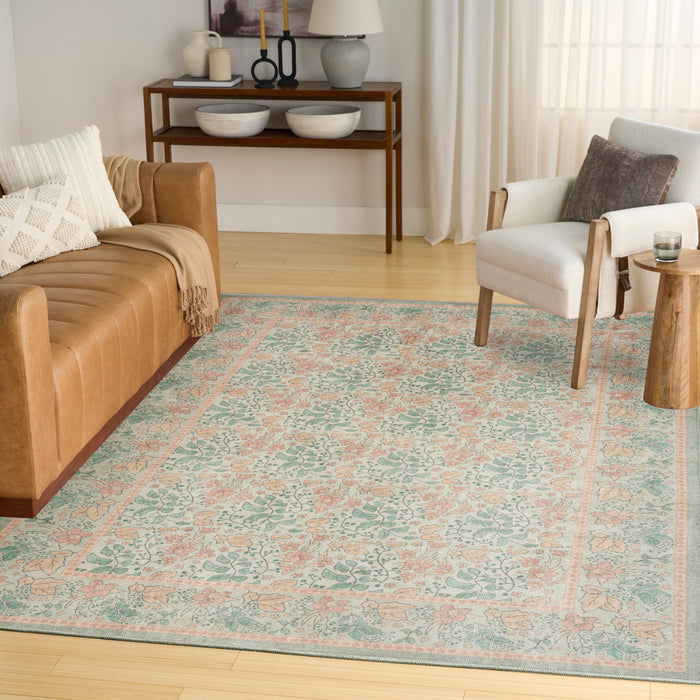The Rug Corner Nourison Home Nourison Home - Botanical Washables Green/Multi Area Rug BOT03