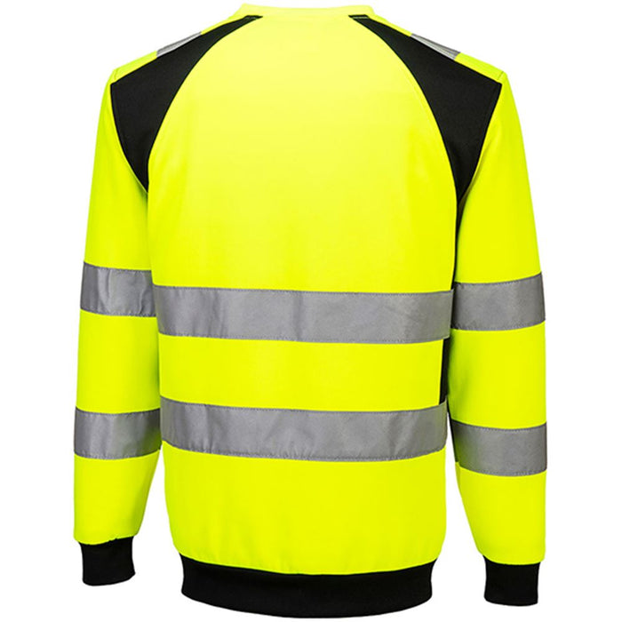 Portwest CD805 WX2 Yellow Eco Friendly Hi Vis Sweatshirt