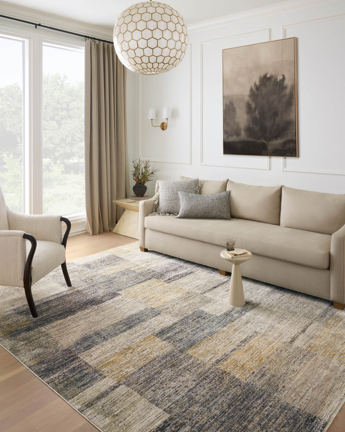 The Rug Corner Loloi Soho Grey / Gold