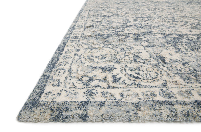 The Rug Corner Loloi Theory Ivory / Blue