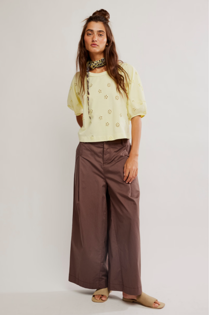 Jessie Eyelet Tee