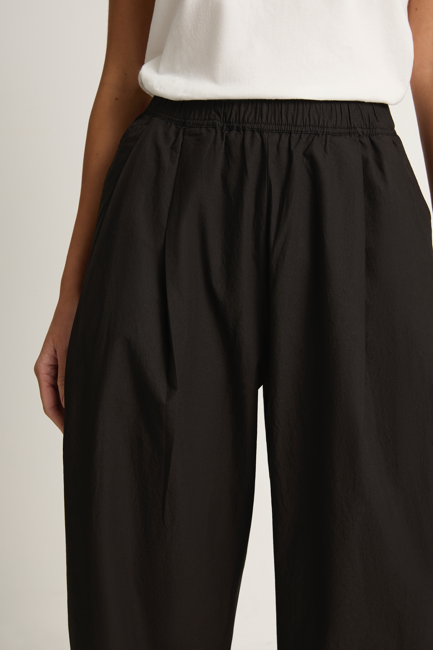 Apiece Apart Spa Pleat Pant - Black