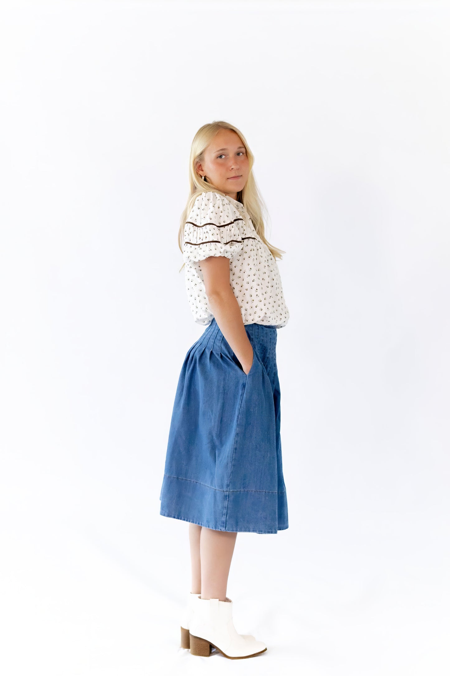 Cecile Floral Print Blouse