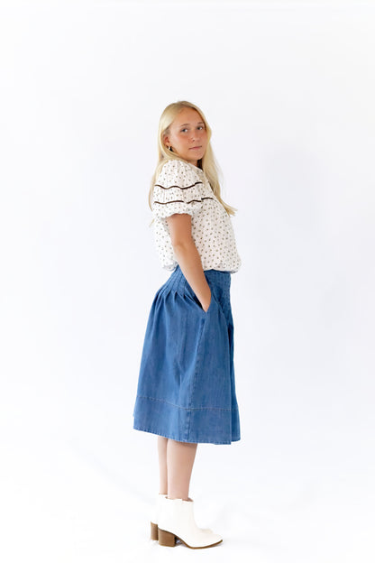 Cecile Floral Print Blouse