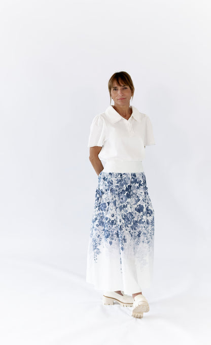 Samantha Floral Midi Skirt