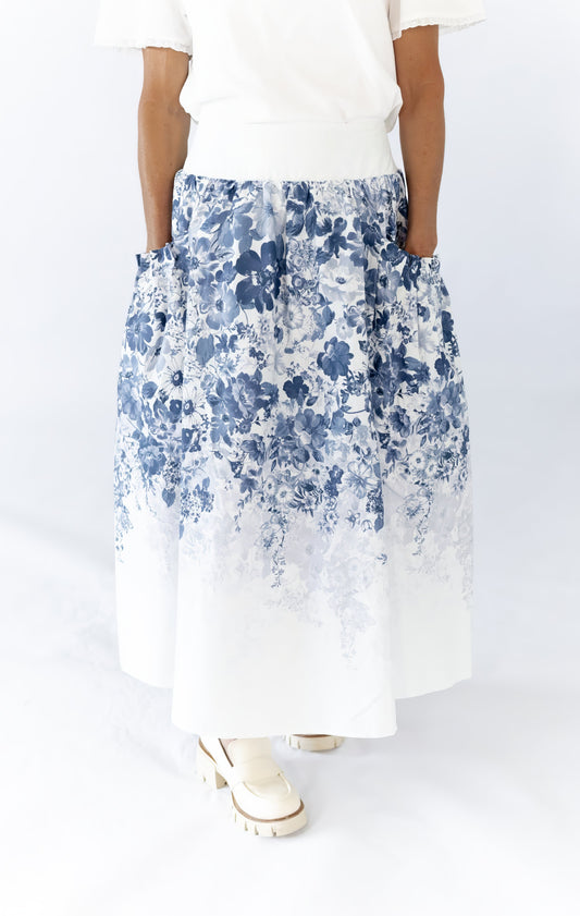 Samantha Floral Midi Skirt