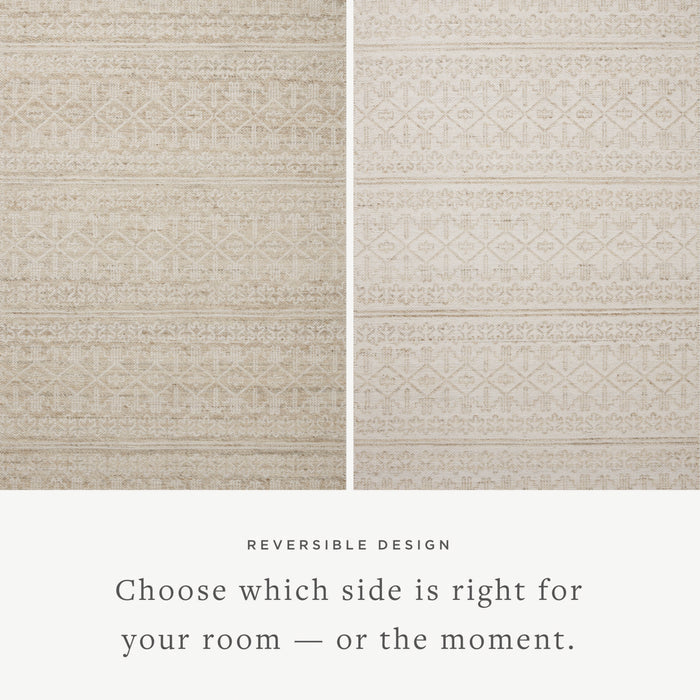 The Rug Corner Angela Rose x Loloi Angela Rose - Rivers Sand / Ivory Area Rug