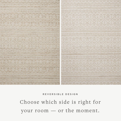 The Rug Corner Angela Rose x Loloi Angela Rose - Rivers Sand / Ivory Area Rug