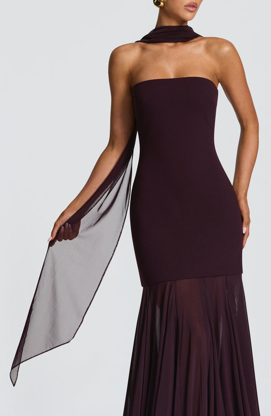 Ayla Scarf - Plum