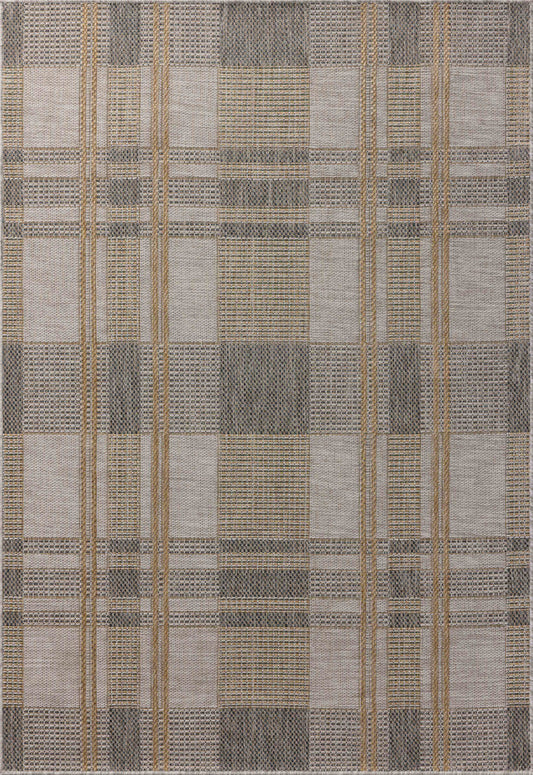 The Rug Corner Loloi II Birch Bone / Gold