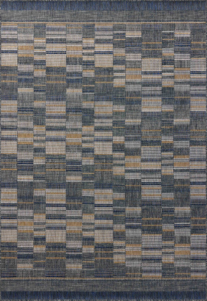 The Rug Corner Loloi II Birch Denim / Gold