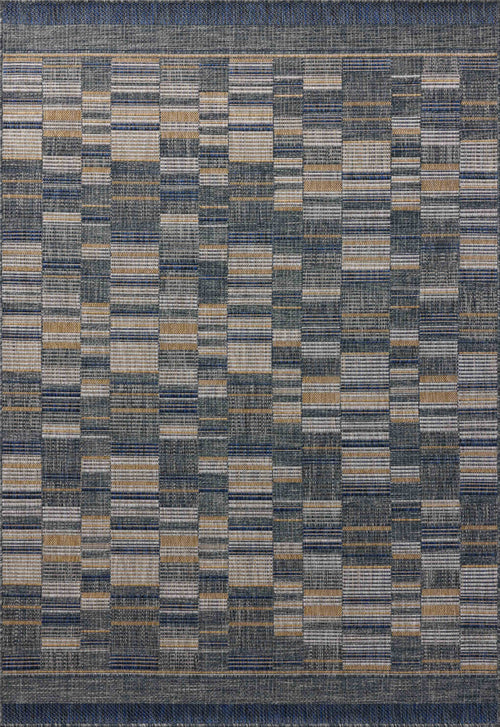 The Rug Corner Loloi II Birch Denim / Gold
