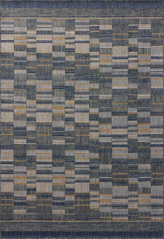 The Rug Corner Loloi II Birch Denim / Gold