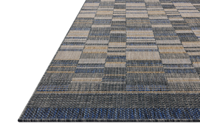 The Rug Corner Loloi II Birch Denim / Gold