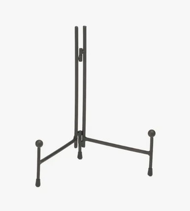 Black Medium Straight Edge Easel