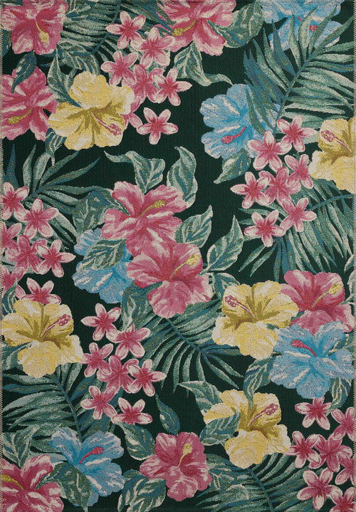 The Rug Corner Loloi II Botanical Midnight / Multi