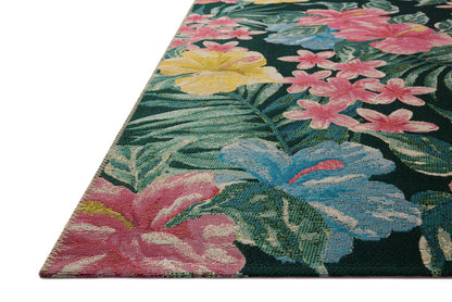 The Rug Corner Loloi II Botanical Midnight / Multi