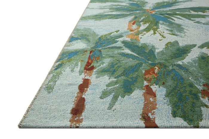 The Rug Corner Loloi II Botanical Sky / Green