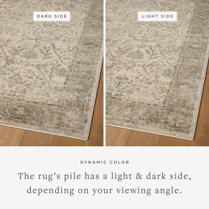 The Rug Corner Loloi Briar Ivory / Sage