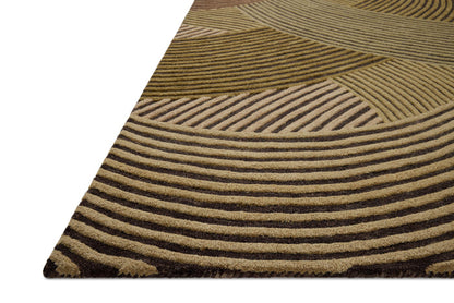 The Rug Corner Brigette Romanek x Loloi Madi Espresso / Multi