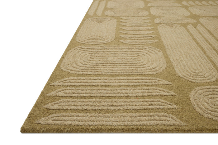 The Rug Corner Brigette Romanek x Loloi Brigette Romanek - Madi Light Olive / Oatmeal Area Rug