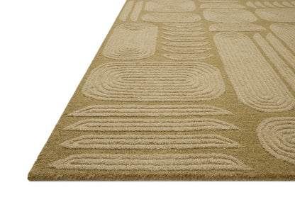 The Rug Corner Brigette Romanek x Loloi Brigette Romanek - Madi Light Olive / Oatmeal Area Rug