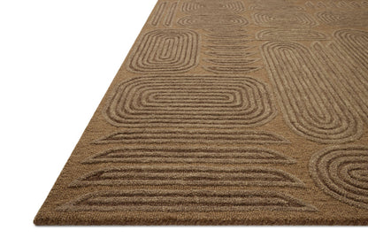 The Rug Corner Brigette Romanek x Loloi Madi Mocha / Cocoa
