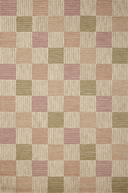 The Rug Corner Brigette Romanek x Loloi Madi Natural / Multi