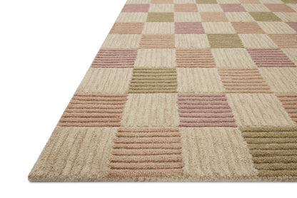 The Rug Corner Brigette Romanek x Loloi Madi Natural / Multi