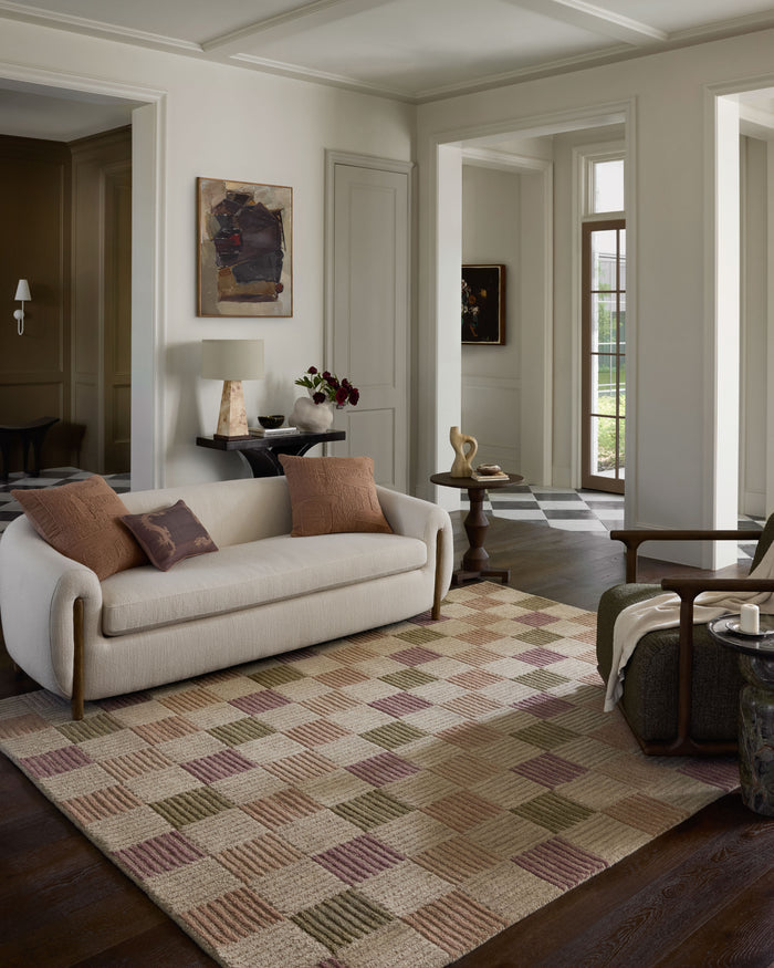 The Rug Corner Brigette Romanek x Loloi Madi Natural / Multi