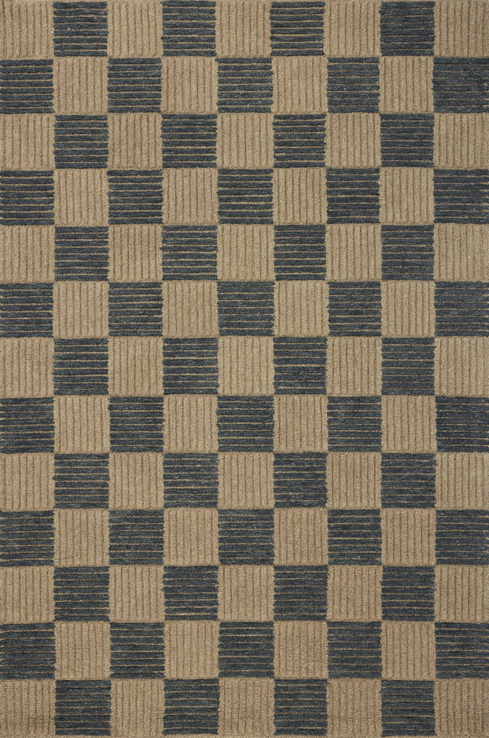 The Rug Corner Brigette Romanek x Loloi Madi Taupe / Navy