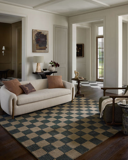 The Rug Corner Brigette Romanek x Loloi Madi Taupe / Navy