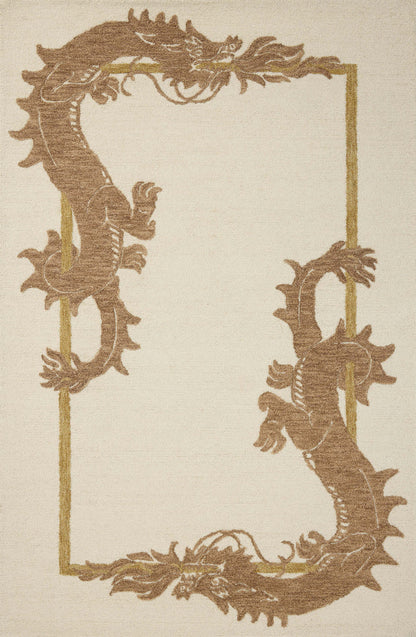The Rug Corner Brigette Romanek x Loloi Romi Ivory / Spice