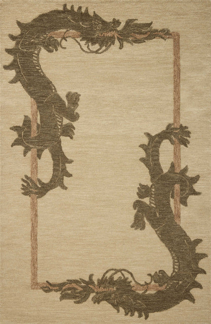 The Rug Corner Brigette Romanek x Loloi Brigette Romanek - Romi Natural / Olive Area Rug