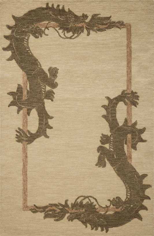 The Rug Corner Brigette Romanek x Loloi Brigette Romanek - Romi Natural / Olive Area Rug