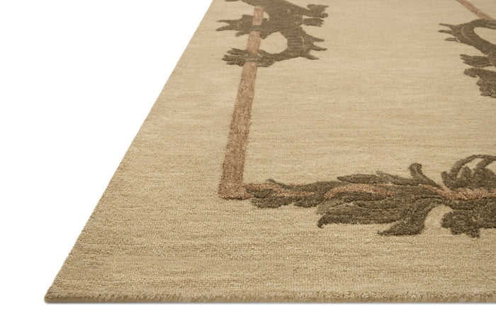 The Rug Corner Brigette Romanek x Loloi Brigette Romanek - Romi Natural / Olive Area Rug