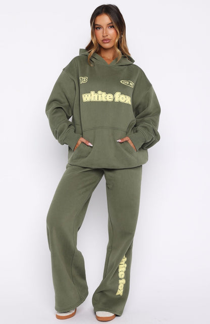 Ready To Go Oversized Hoodie Khaki